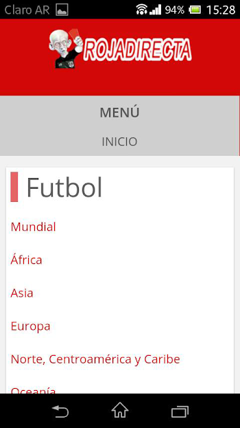 descargar roja directa futbol para android