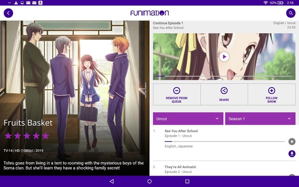 funimation apk