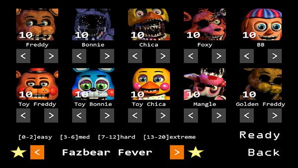 DESCARGAR FNaF 1 android con los trucos activados 