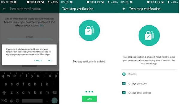 how to put password to your whatsapp