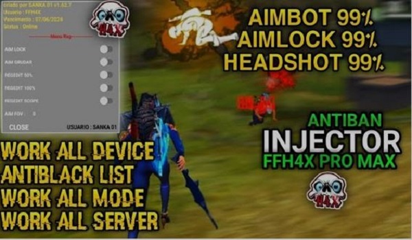 FF4HX VIP Injector APK (Latest Version) v118 Free Download