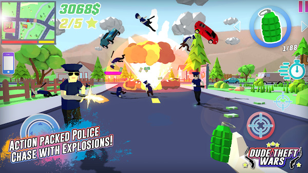 dude theft wars apk para android